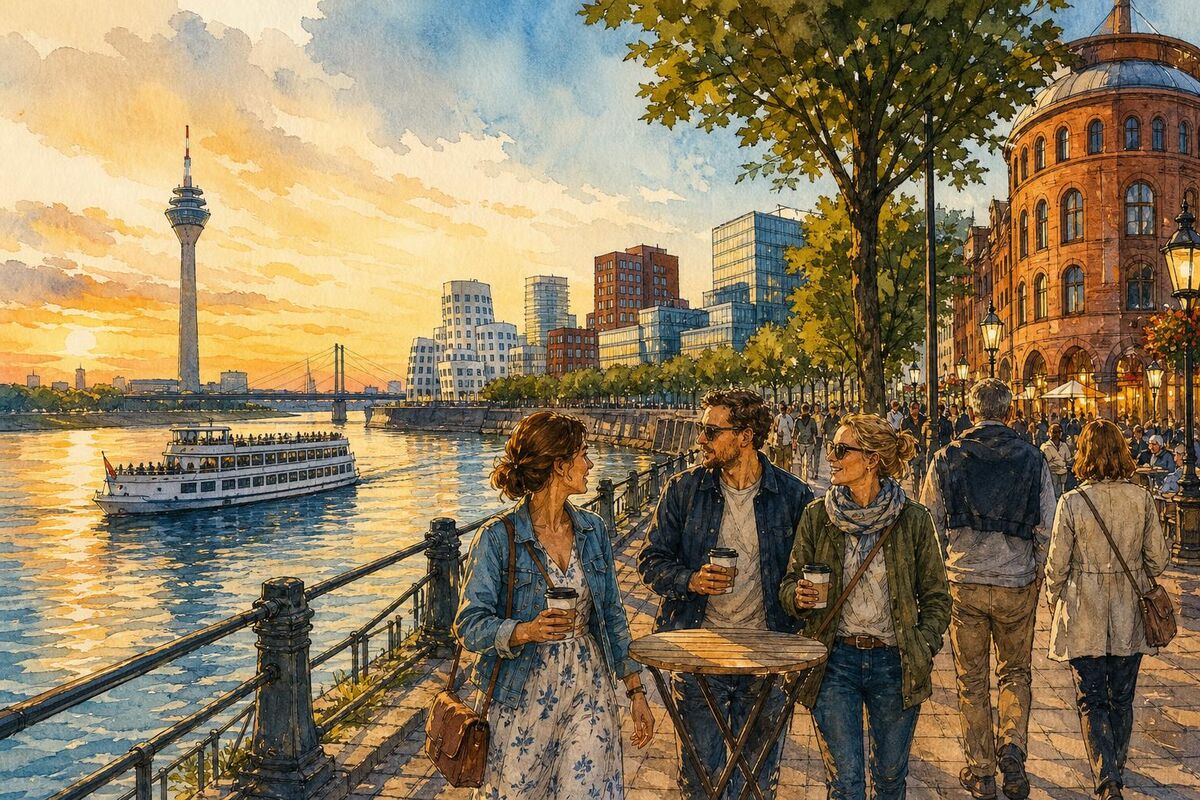 Rhein-Touren ab Düsseldorf: 2–3 Stunden Routen, Reedereien & Tipps
