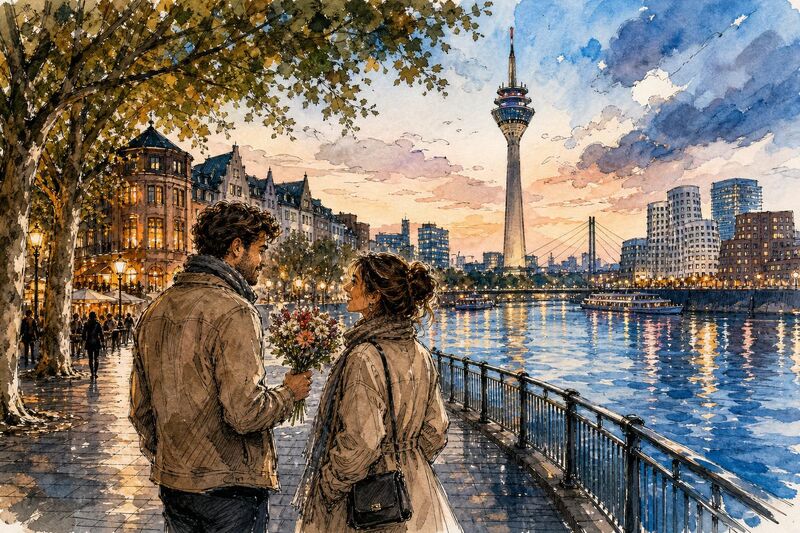 Als Paar in Düsseldorf – Ideen und Insidertipps für gemeinsame Erlebnisse