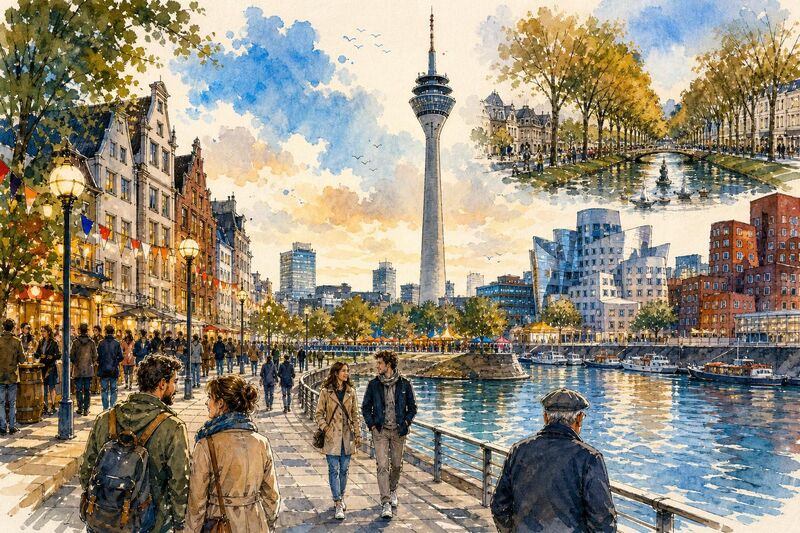 Besonderes an Düsseldorf – Rhein, Kultur und Lebensart