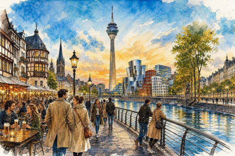 Das Schönste an Düsseldorf — Rhein, Altstadt und Kö