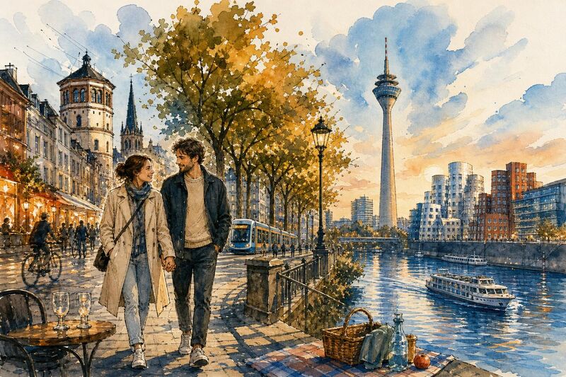 Date in Düsseldorf – Ideen, Orte und Tipps