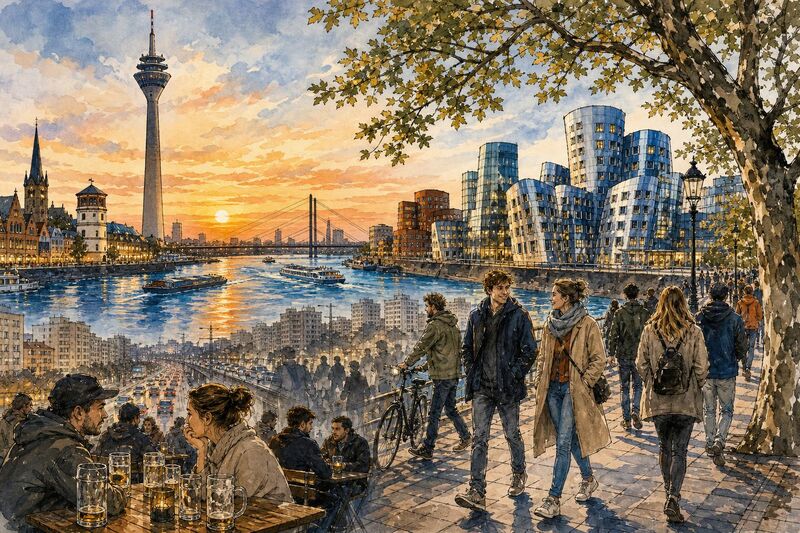 Ist Düsseldorf eine schöne Stadt? Gründe, Orte, Fazit