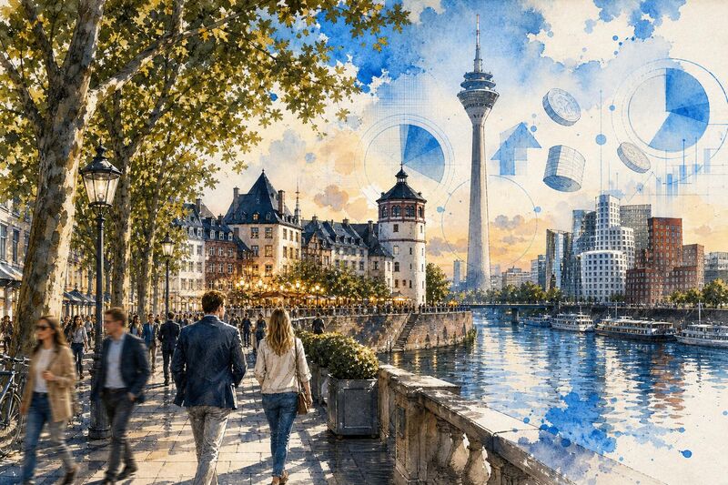 Ist Düsseldorf die wohlhabendste Stadt Deutschlands?