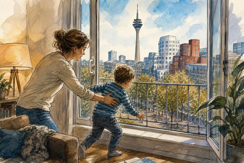 Fensterstürze von Kindern verhindern – einfache Schutzmaßnahmen für Zuhause