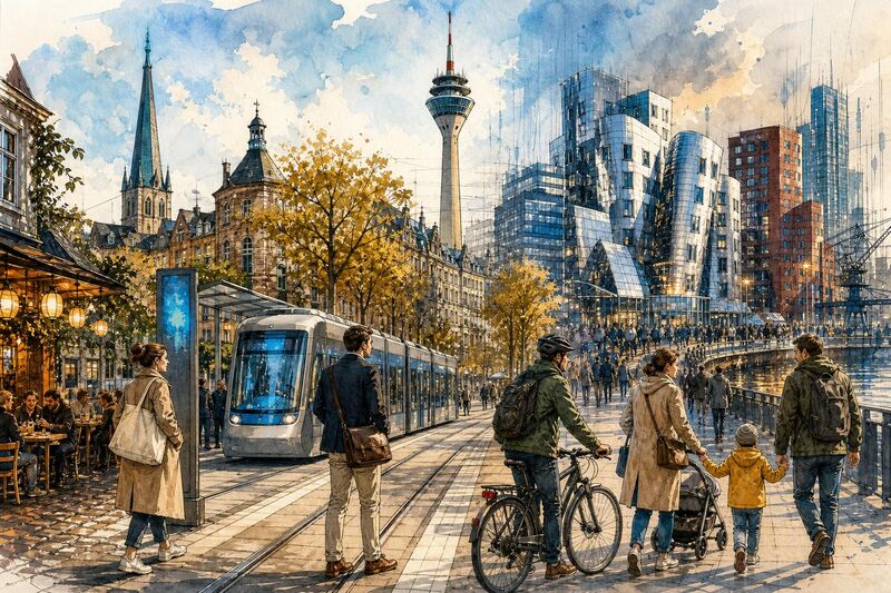 Ist Düsseldorf ein guter Wohnort – Leben, Kosten und Chancen