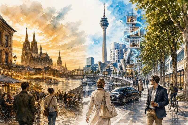Ist Köln oder Düsseldorf reicher — Wer hat mehr?