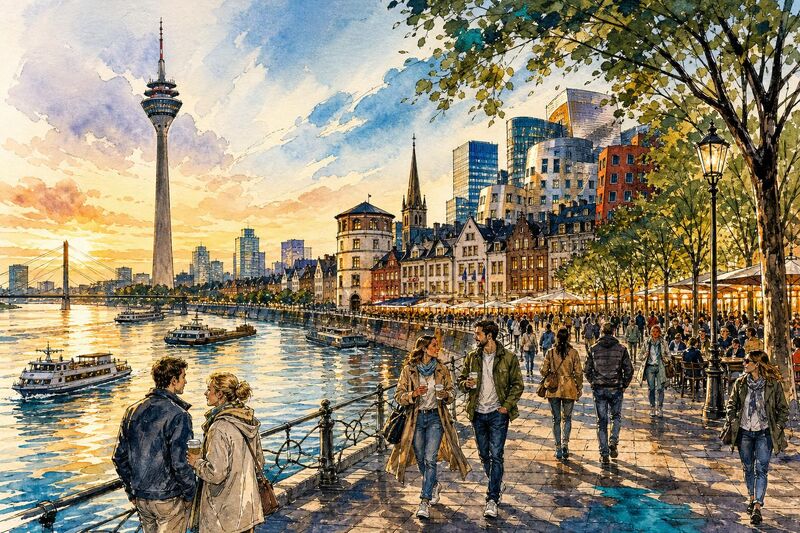 Was ist an Düsseldorf besonders: Kunst, Rhein und Mode
