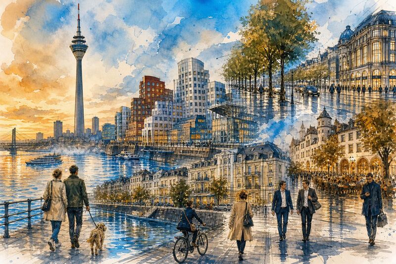 Reiche Viertel in Düsseldorf: Luxus, Lage und Preise